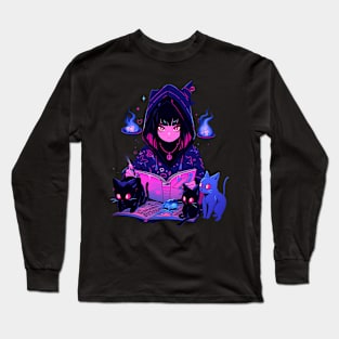 Cat Spells Long Sleeve T-Shirt